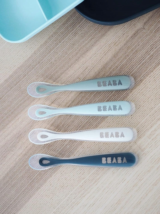 BEABA σετ κουταλιών σιλικόνης 4 τεμαχίων