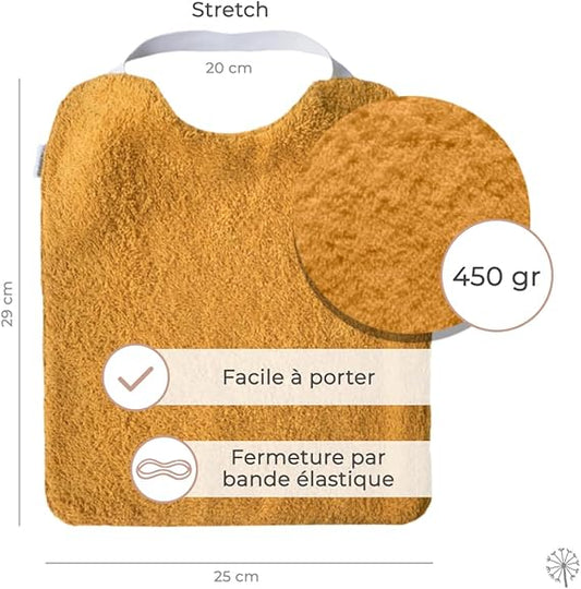 MIMUSELINA śliniaki na gumce 30x25 frotte x5