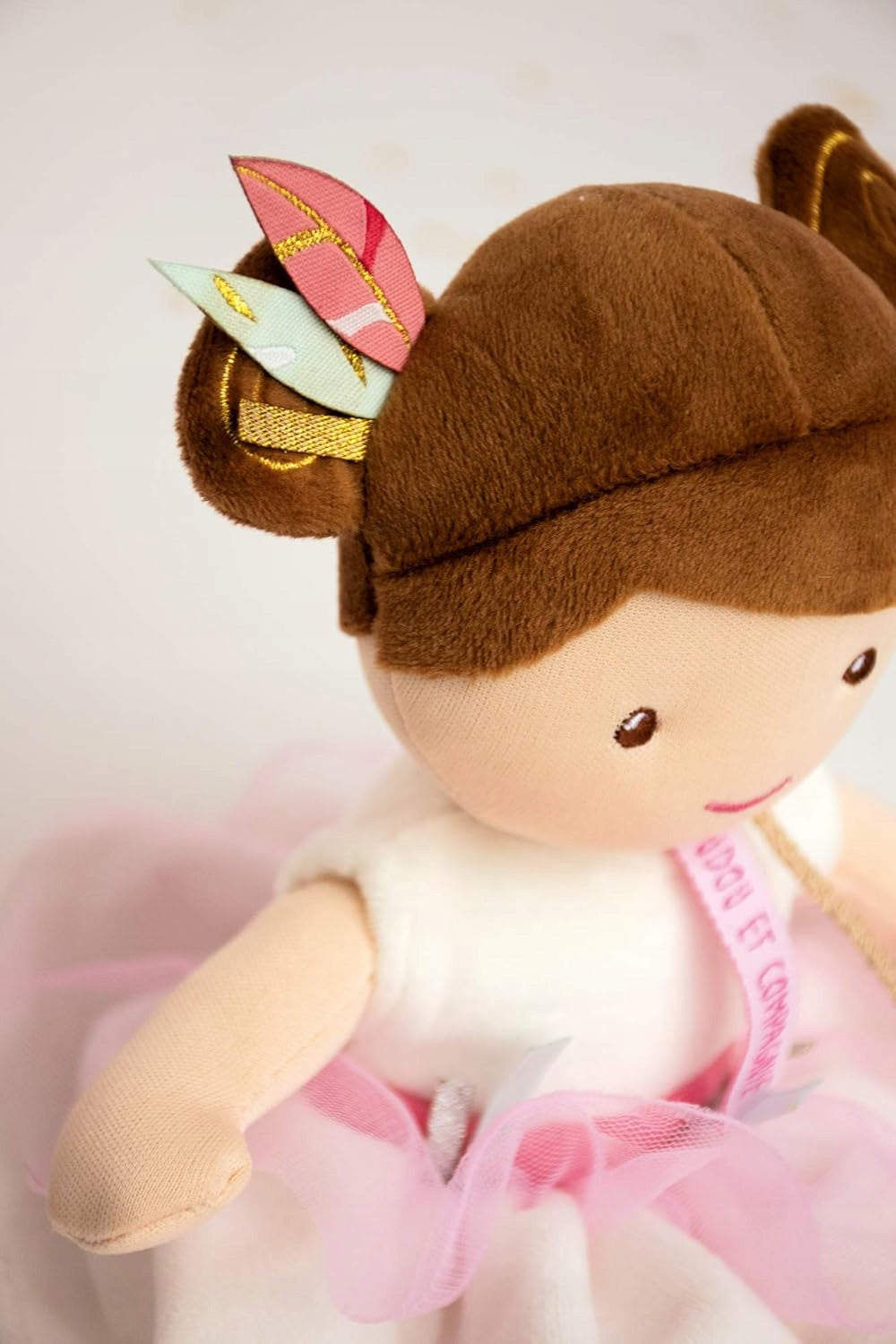 DOUDOU et COMPAGNIE Princesse Ombelline poupée peluche 27 cm