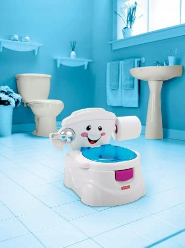 FISHER PRICE oliță Prima Mea Toaletă FĂRĂ SUNET