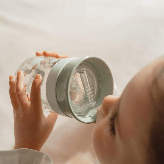 MEPAL Trainer Cup kubek niekapek ustnik 360 stopni 300 ml 9 m+ – zielony – zdjęcie 2