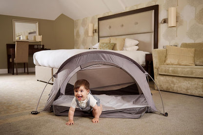 LittleLife Arc2 compact travel cot with mattress