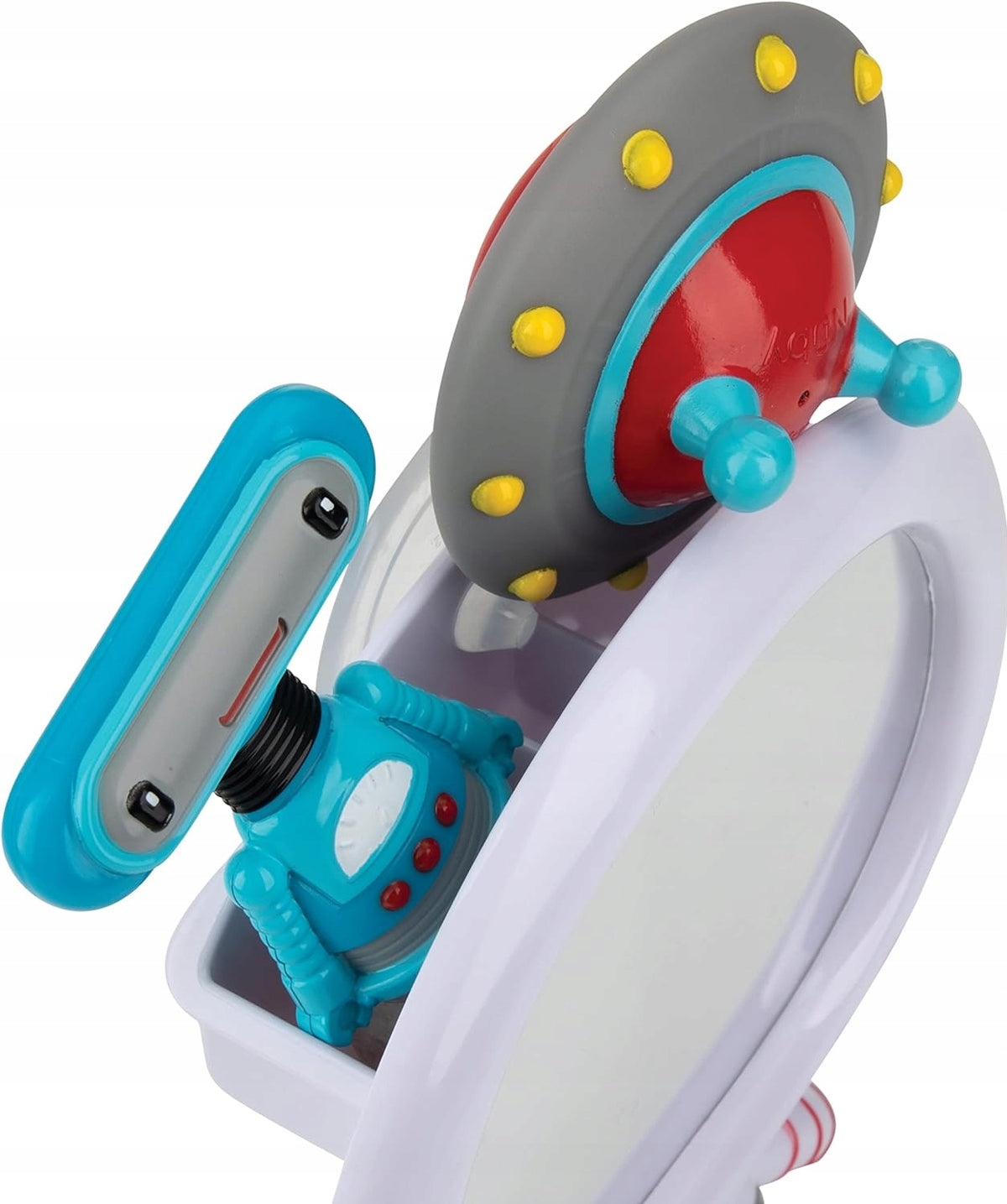 NUBY miroir avec ventouse + 2 jouets de bain