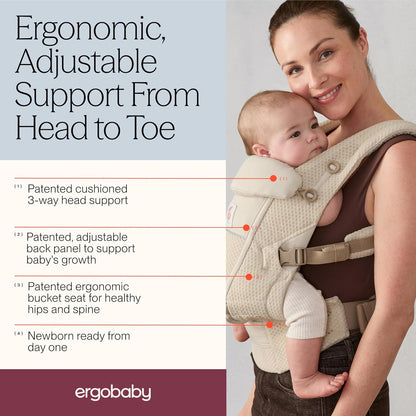 ERGOBABY ADAPT SoftFlex MESH ergonomic baby carrier