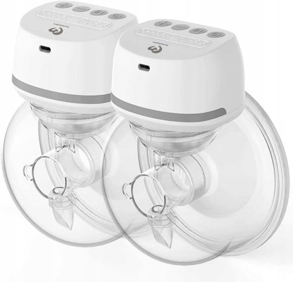 BELLABABY pompă de sân electrică tip scoică wireless x2