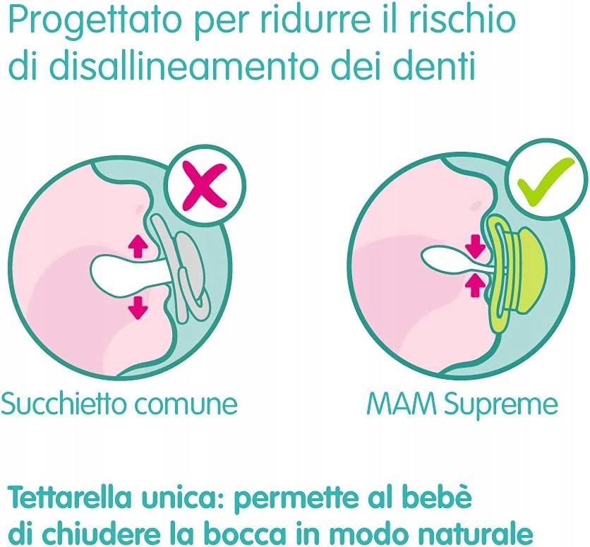 MAM Supreme NIGHT silicone pacifier