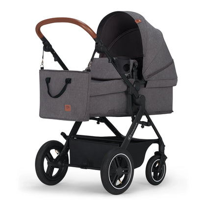 KINDERKRAFT B-TOUR 3i1 multifunktionel barnevogn op til 22kg + MINK PRO autostol