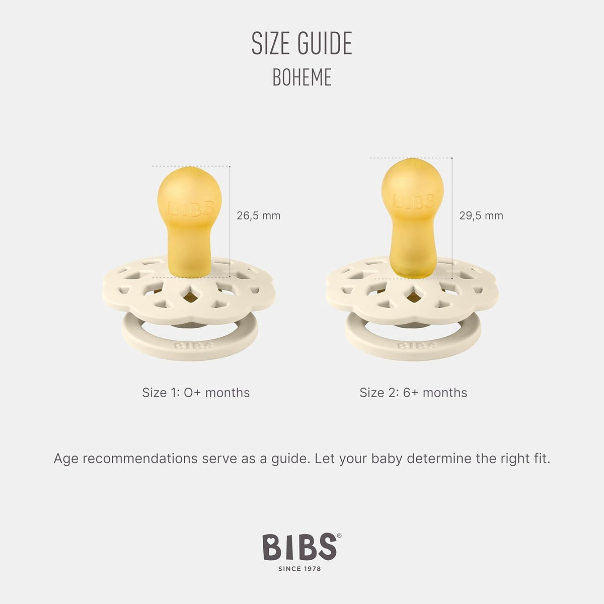 BIBS BOHEME sucettes apaisantes 4pack 0-6mois