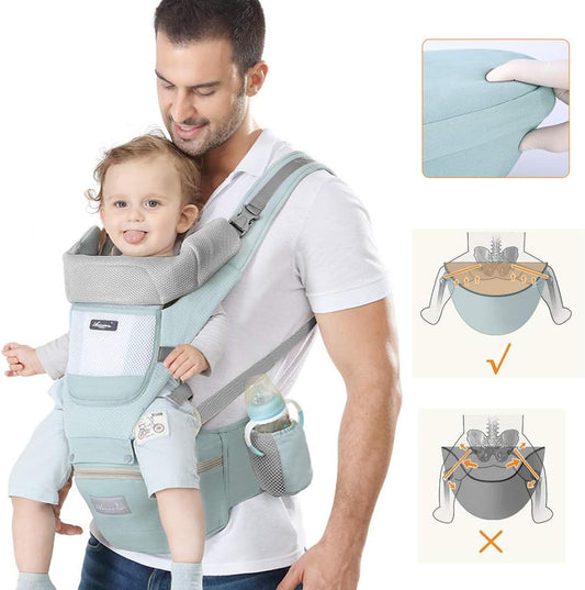 NOSIDEŁKO ergonomiczne z pasem biodrowym 11w1