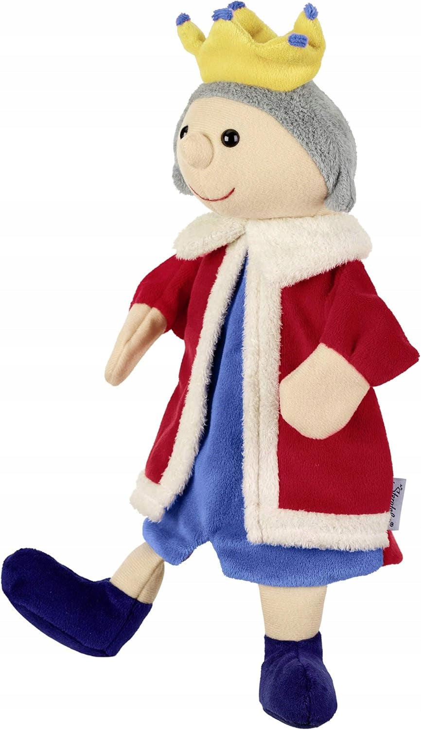 STERNTALER pluche handpop voor rollenspel KONING 32 cm