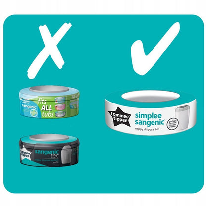 TOMMEE TIPPEE simplee sangenic luieremmer + navulling