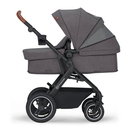 KINDERKRAFT B-TOUR 3i1 multifunktionel barnevogn op til 22kg + MINK PRO autostol