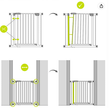 HAUCK Open'n Stop bramka schodowa montowana bezinwazyjnie 75-80