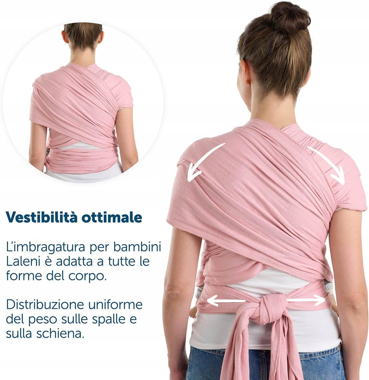 LALENI chusta elastyczna do noszenia dziecka do 15kg