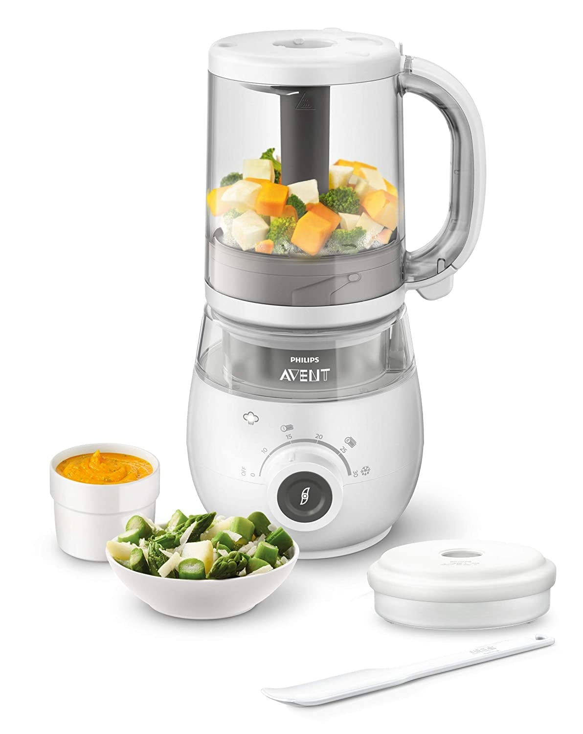 PHILIPS AVENT SCF883/01 4-in-1-stoomkoker-blender 1000 ml