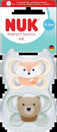 NUK Perfect Match Air Beruhigungsschnuller 0–6 Monate
