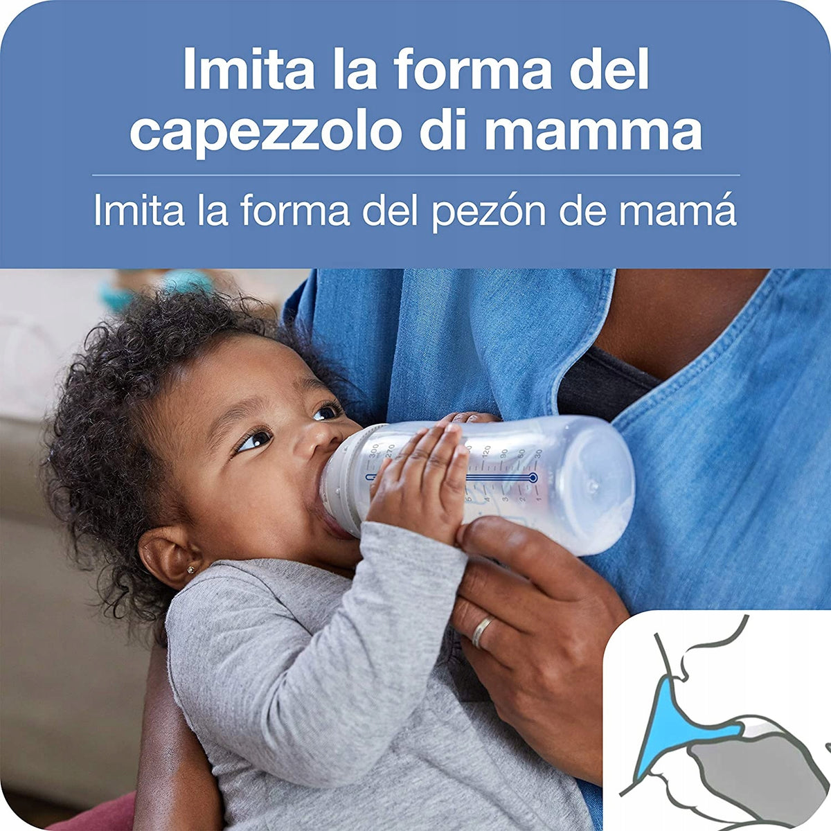 NUK zestaw NO COLIC 4 butelki koszyk KONTROLA TEMP