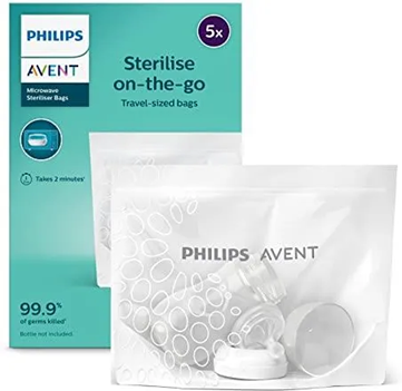 PHILIPS AVENT mikrohullámú sterilizáló tasakok 5 db