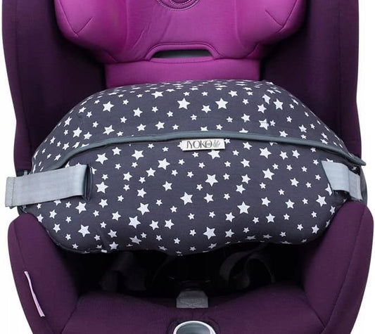 JYOKO KIDS pokrowiec na CYBEX GOLD SIRONA M2 iSize, gwiazdki, bawełniany pokrowiec do fotelika
