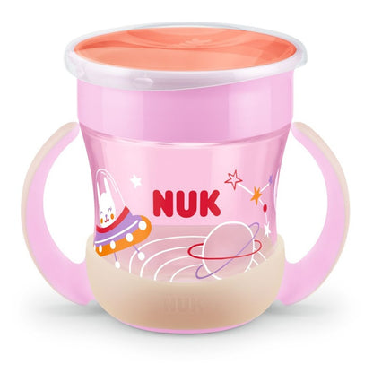 NUK Mini Magic Cup drypfri kop 360° 160 ml 6 m+ selvlysende
