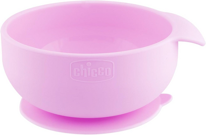 CHICCO zestaw EASY START miseczka z przyssawką łyżeczka śliniak 6msc+