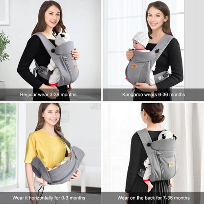 VRBABIES portabebés ergonómico para bebés