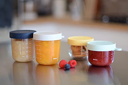 BEABA bocal en verre 2x150 ml, 2x250 ml