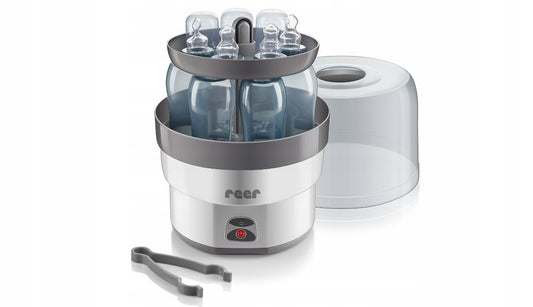 REER VapoMax STERILIZATOR CU ABURI pentru 6 sticle + clește