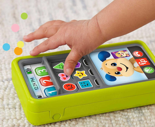 FISHER-PRICE interaktywny SMARTFON 75 piosenek zdań dźwięków J. ANGIELSKI