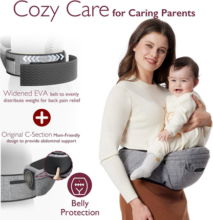 MOMCOZY fotelik nosidełko biodrowe do 20kg