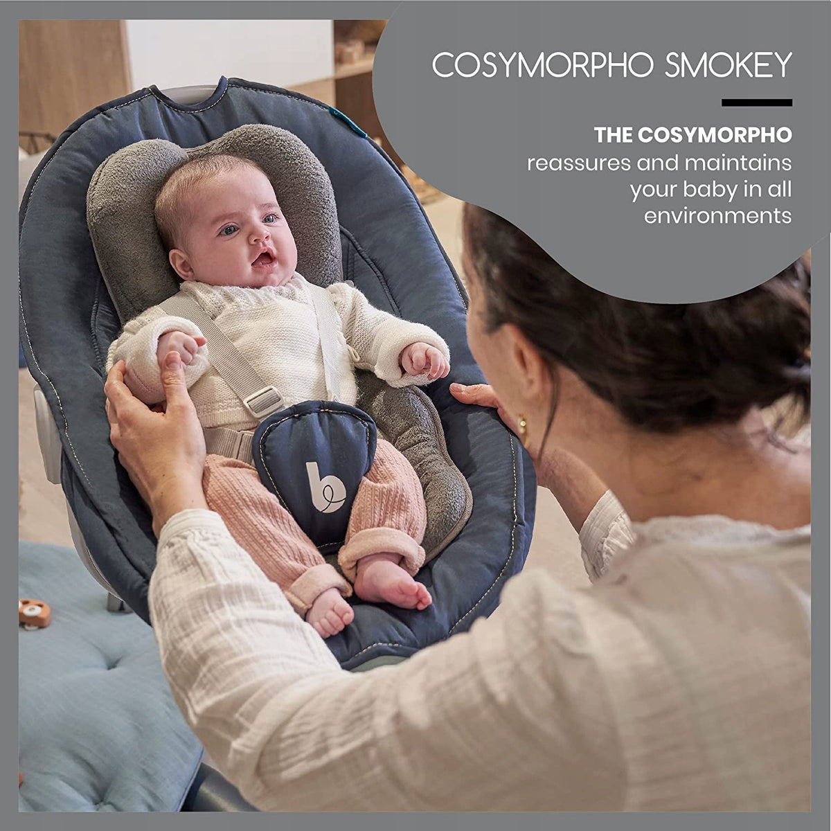 BABYMOOV Cosymorpho Fresh INLEG voor kinderwagen autostoeltje