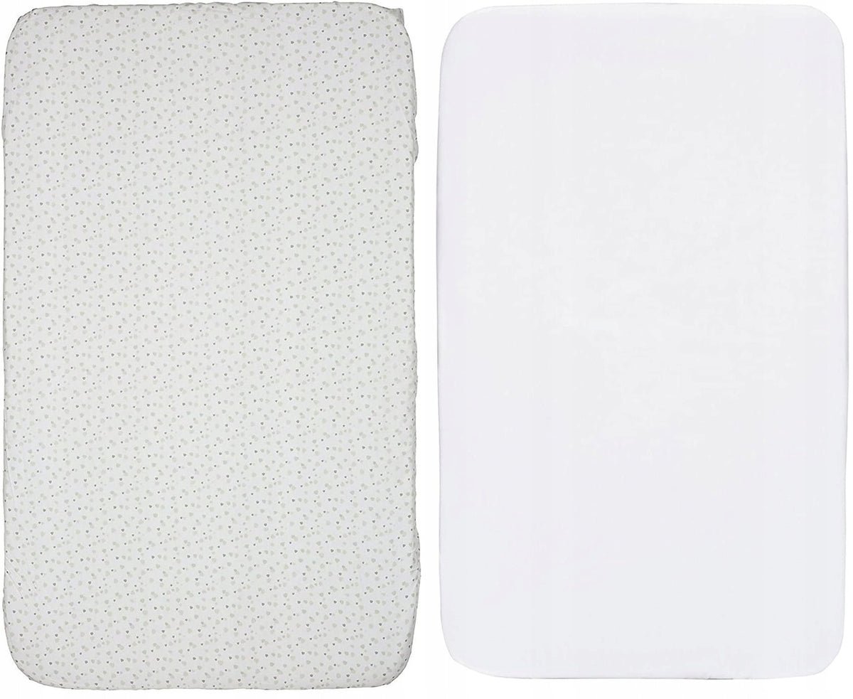 CHICCO NEXT2ME prześcieradło do łóżeczka x2 50x83