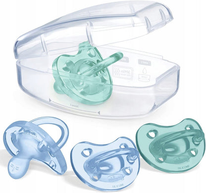 CHICCO silicone soothers x4