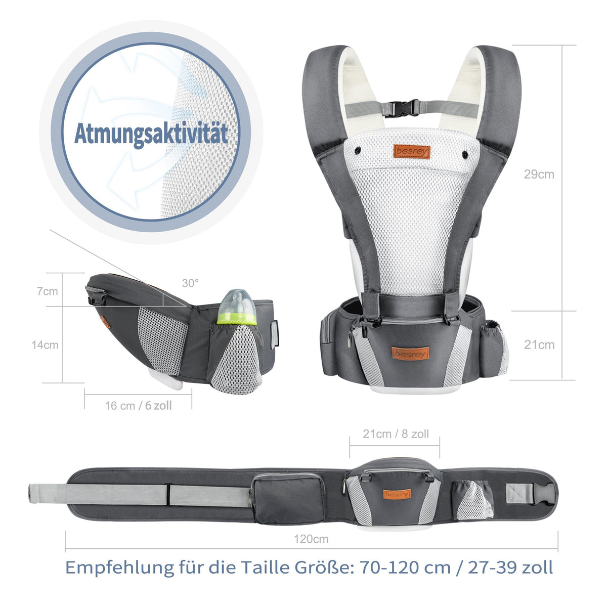 BESREYergonomic carriercolour as on first photo3.5 kg - 11kgnew condition