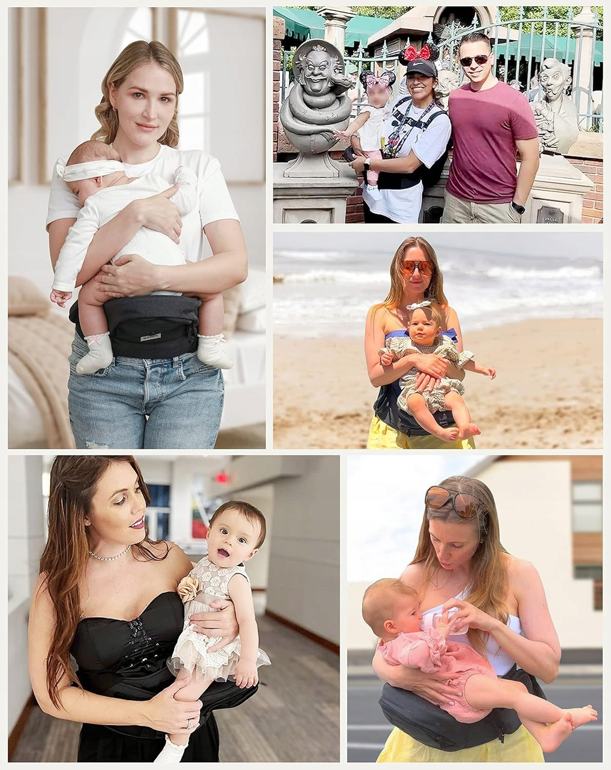 BABYMUST bæresæde til hoften 4-30 kg