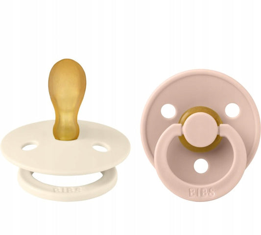 BIBS COLOUR sutter 2-pack gummi 6 mdr+ SYMMETRISK