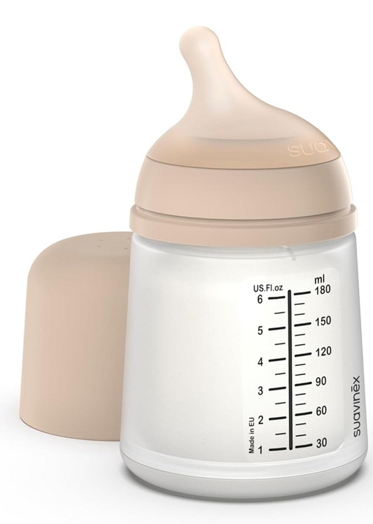 SUAVINEX sticlă ZERO ZERO 180ml Slow Flow (S)