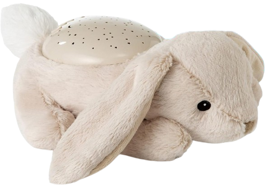 CLOUD B Dream Buddies krammebamse med stjerneprojektor KANINNEN BENNY 31 cm