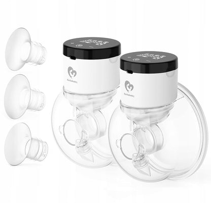 BELLABABY elektrische draadloze schelpvormige borstkolf x2