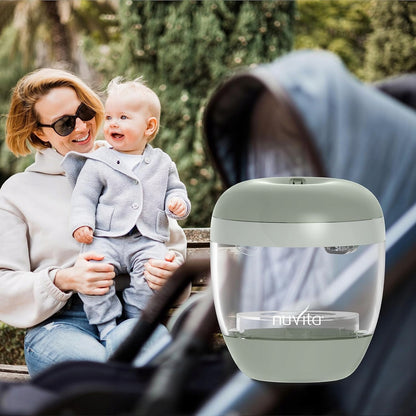 NUVITA MellyPlus 2 hordozható UV sterilizáló cumikhoz és cumisüvegekhez, 2 perc