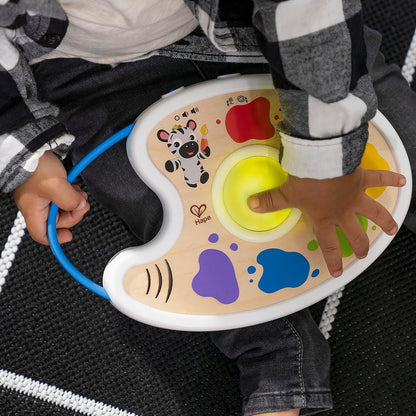 HAPE Magic Touch muzyczna paleta malarska w 3 językach 17,5 x 27 cm