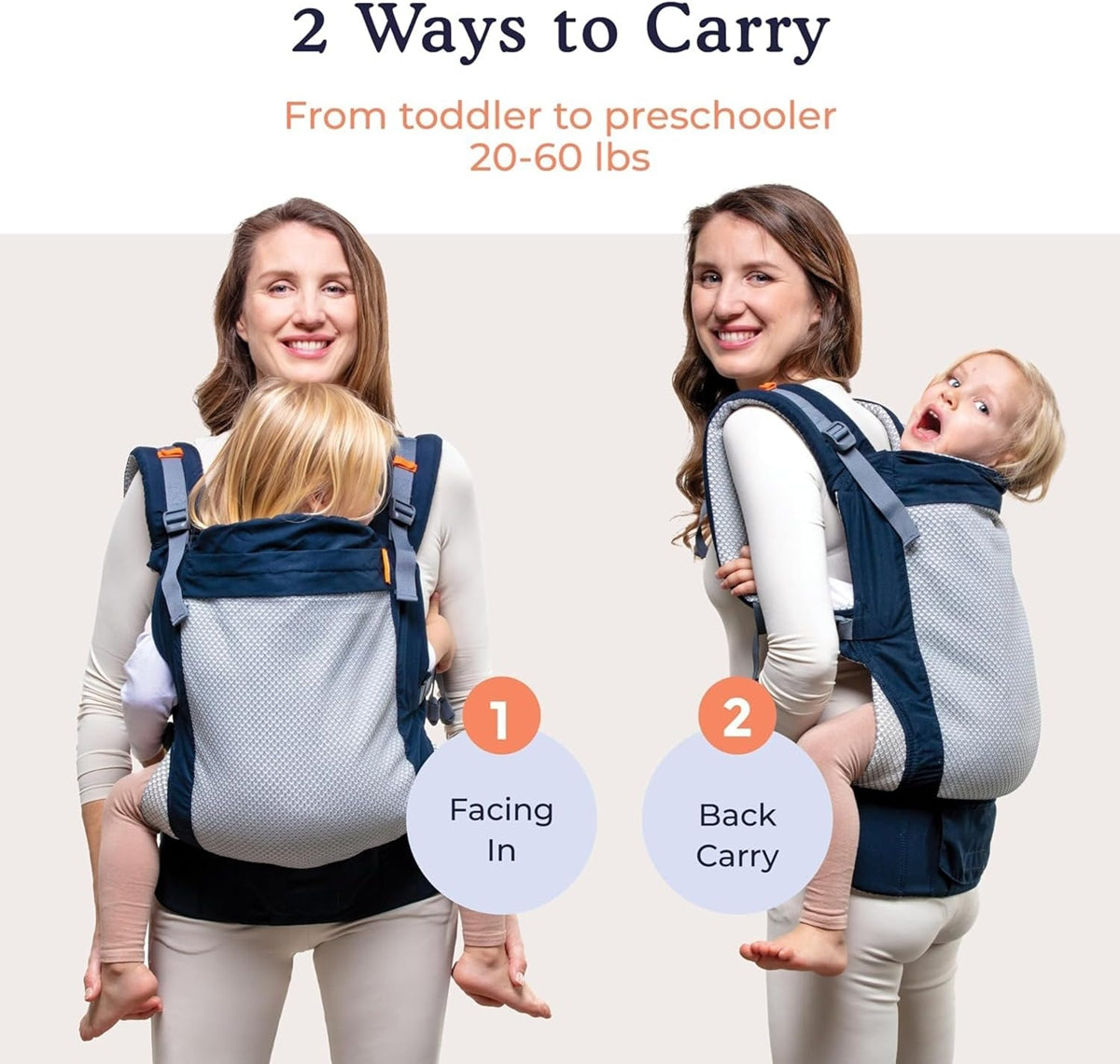 BECO TODDLER nosidełko klamrowe 9-27kg mesh 3d