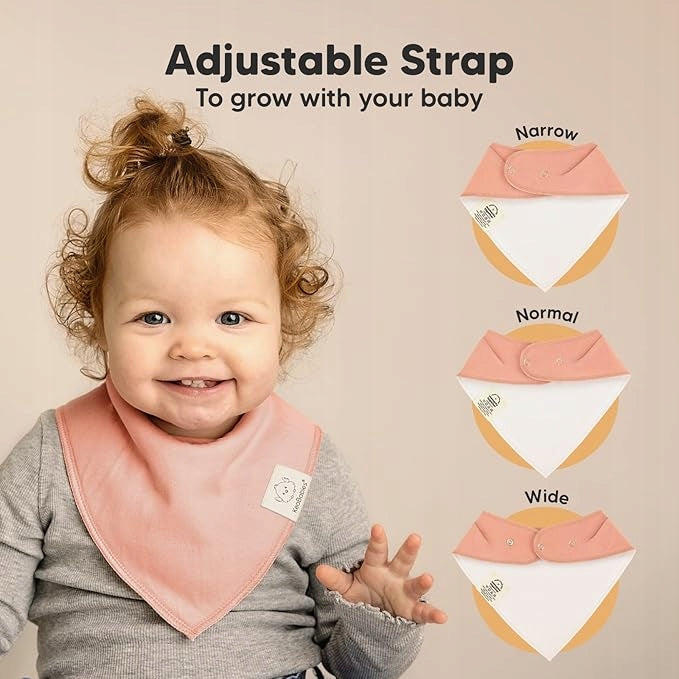 KEABABIES bibs, muslin snap bandanas