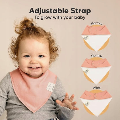 KEABABIES bibs, muslin snap bandanas