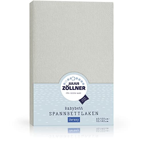 JULIUS ZOLLNER prześcieradło z gumką 70x140 60x120 x2 miękkie, oddychające, 100% bawełna, Öko-Tex, dla niemowląt