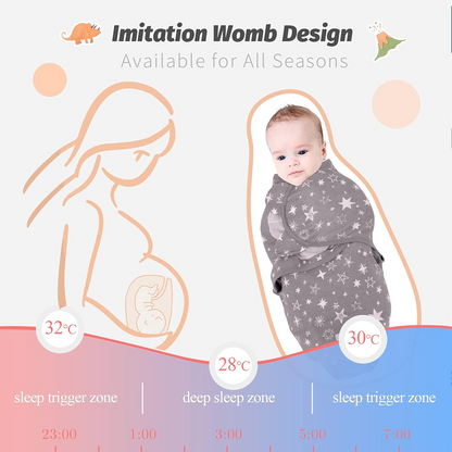 MIRACLE BABY swaddle, sleeping bag