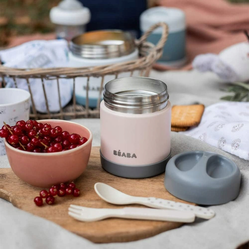 BEABA stainless steel food thermos