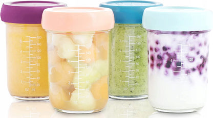 BABYMOOV Babybols glazen bakjes 4x220 ml