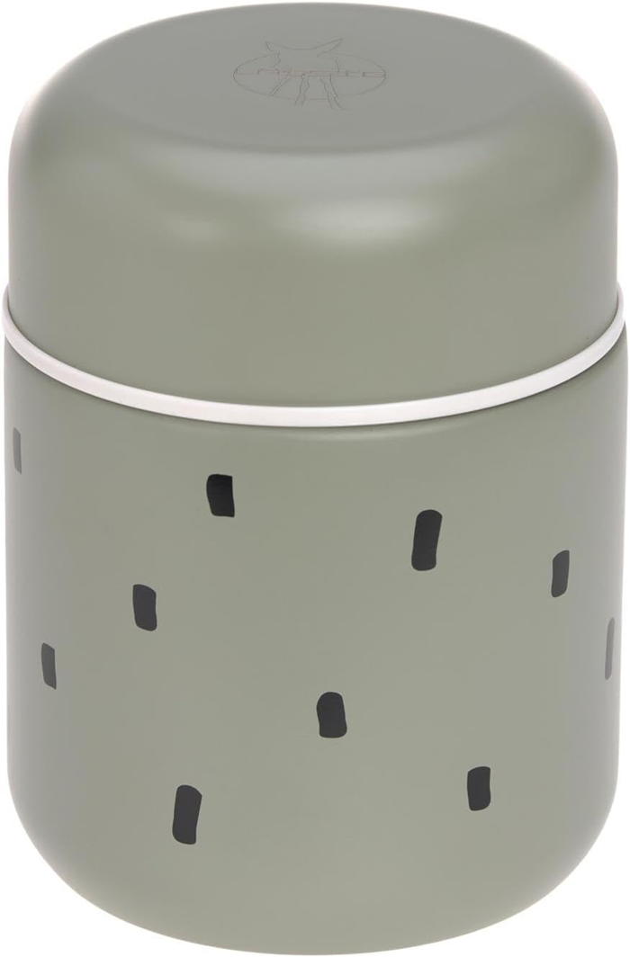 LASSIG Food Jar Happy Prints MADTERMOKANDE i rustfrit stål 350 ml
