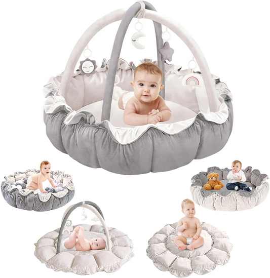 Tapis de jeu éducatif YUMBOT + portiques 5-en-1